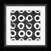 Watermark Black and White I Framed Print
