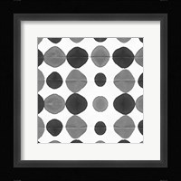 Watermark Black and White III Framed Print