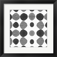 Watermark Black and White III Framed Print