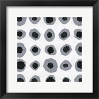Watermark Black and White IV Framed Print