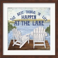 Lake Living I (best things) Fine Art Print