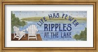 Lake Living Panel II (ripples) Fine Art Print