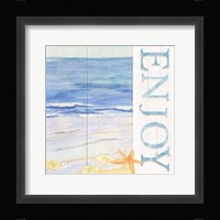 Savor the Sea II Framed Print