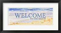 Savor the Sea Panel II Framed Print