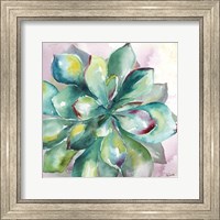 Succulent Watercolor I Fine Art Print