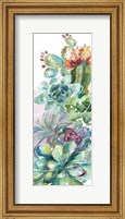 Succulent Garden Panel I Fine Art Print