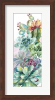 Succulent Garden Panel I Fine Art Print