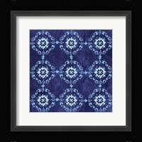 Artisan Medallions Indigo I Framed Print