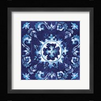 Artisan Medallions Indigo II Framed Print