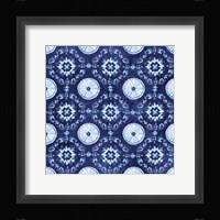 Artisan Medallions Indigo III Framed Print