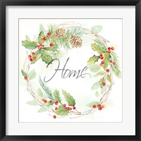Holiday Wreath Home Fine Art Print