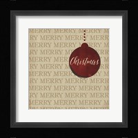 Christmas Ornaments I Framed Print