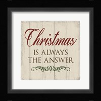 Christmas Peace I Framed Print