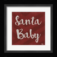 Chevron Christmas II Framed Print
