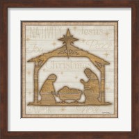 Rustic Nativity Fine Art Print