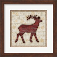 Rustic Reindeer Fine Art Print