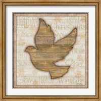 Rustic Peace Dove Fine Art Print