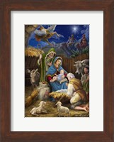 Mary and the Shepards Fine Art Print