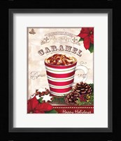 Hot Cocoa Caramel Framed Print