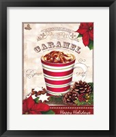 Hot Cocoa Caramel Framed Print