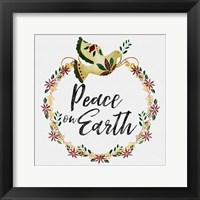 Peace and Joy I Framed Print