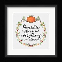 Pumpkin Spice Sentiment II Fine Art Print