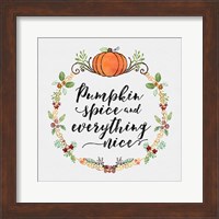 Pumpkin Spice Sentiment II Fine Art Print