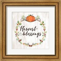 Pumpkin Spice Harvest Blessings Fine Art Print