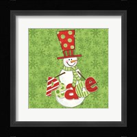 Winter Wonderland Snowmen II Framed Print