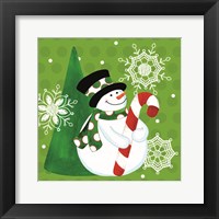 White Christmas Wishes I Framed Print