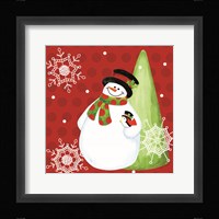 White Christmas Wishes II Framed Print