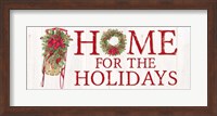 Home for the Holidays Sled Sign Fine Art Print