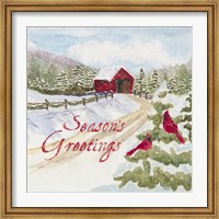 Christmas in the Country I Happy Holidays Fine Art Print