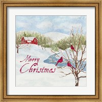 Christmas in the Country IV Merry Christmas Fine Art Print