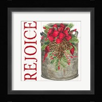 Home for the Holidays Rejoice Framed Print