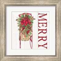 Home for the Holidays Merry Sled Fine Art Print