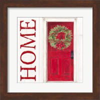 Home for the Holidays Home Door Fine Art Print