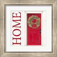 Home for the Holidays Home Door Fine Art Print