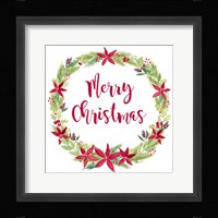 Be Joyful Merry Christmas Framed Print