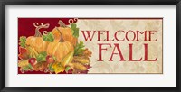 Fall Harvest Welcome Fall sign Fine Art Print