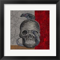 Something Wicked Skull Framed Print