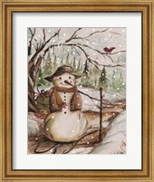 Country Snowman II Fine Art Print