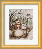 Country Snowman II Fine Art Print