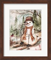 Country Snowman IV Fine Art Print