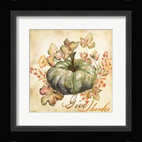 Watercolor Harvest I Framed Print