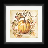 Watercolor Harvest II Framed Print