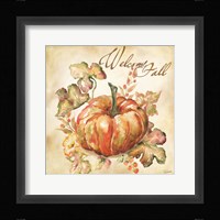 Watercolor Harvest IV Framed Print