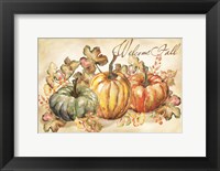 Watercolor Harvest Welcome Fall Fine Art Print