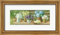 Summer Garden Bench Fine Art Print