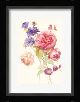 Watercolor Flowers II Framed Print